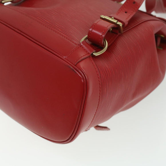 LOUIS VUITTON Epi Montsouris MM Backpack Monaco 700th Red LV Auth 36931V