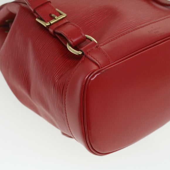 LOUIS VUITTON Epi Montsouris MM Backpack Monaco 700th Red LV Auth 36931V