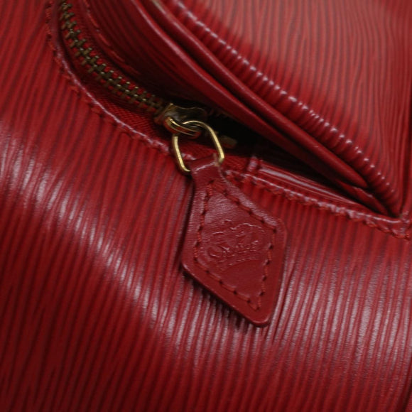 LOUIS VUITTON Epi Montsouris MM Backpack Monaco 700th Red LV Auth 36931V