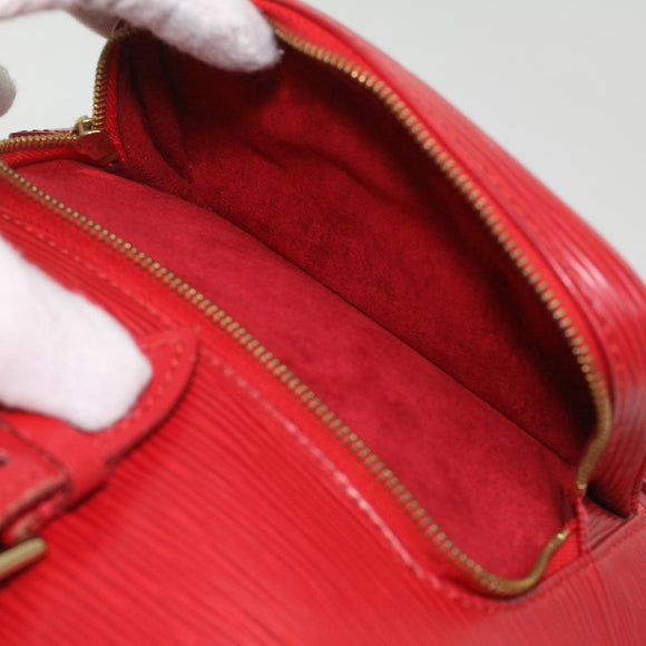 LOUIS VUITTON Epi Montsouris MM Backpack Monaco 700th Red LV Auth 36931V