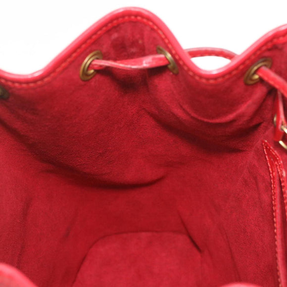 LOUIS VUITTON Epi Montsouris MM Backpack Monaco 700th Red LV Auth 36931SAV