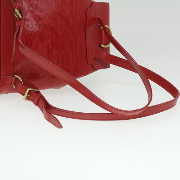 LOUIS VUITTON Epi Montsouris MM Backpack Monaco 700th Red LV Auth 36931V