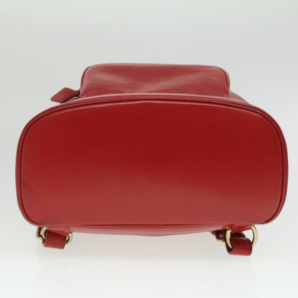 LOUIS VUITTON Epi Montsouris MM Backpack Monaco 700th Red LV Auth 36931SAV