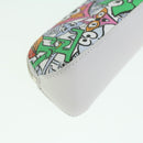 LOUIS VUITTON Monogram Comic Trousse Elizabeth Pen Case White GI0874 Auth 36985A-16