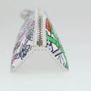LOUIS VUITTON Monogram Comic Trousse Elizabeth Pen Case White GI0874 Auth 36985A-3