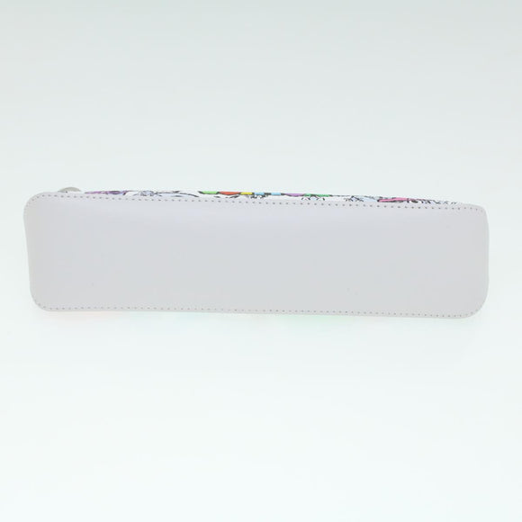 LOUIS VUITTON Monogram Comic Trousse Elizabeth Pen Case White GI0874 Auth 36985A