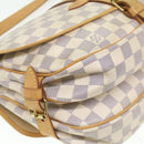 LOUIS VUITTON Damier Azur Saumur 30 Shoulder Bag N48202 LV Auth 37002V-17