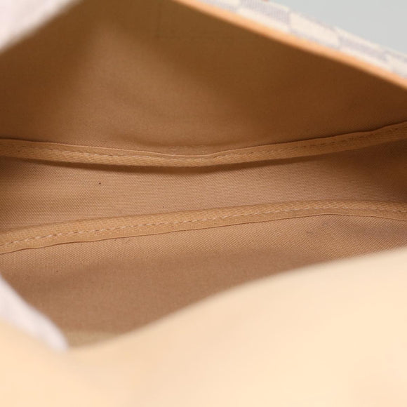 LOUIS VUITTON Damier Azur Saumur 30 Shoulder Bag N48202 LV Auth 37002V