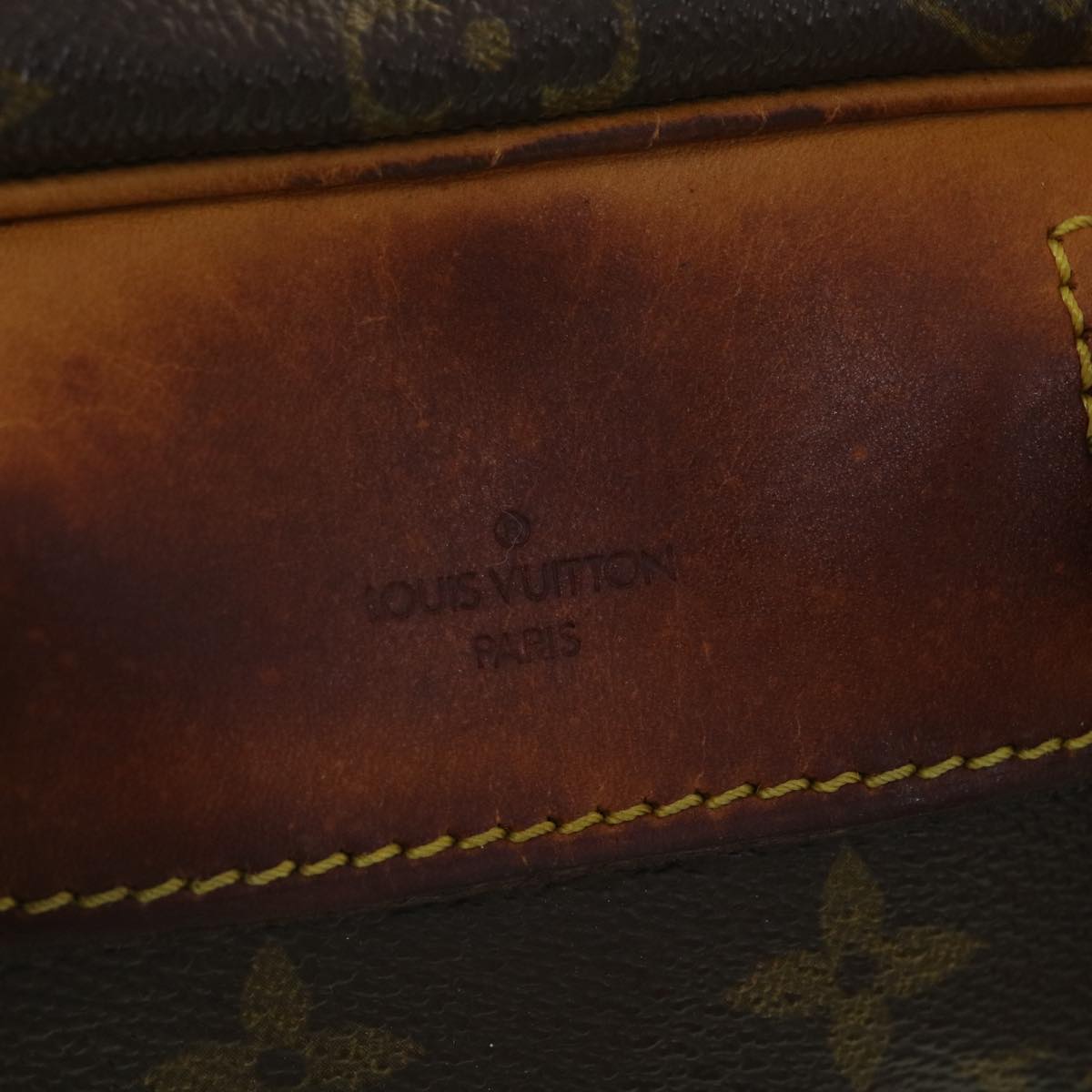 LOUIS VUITTON Monogram Deauville Hand Bag M47270 LV Auth 37877