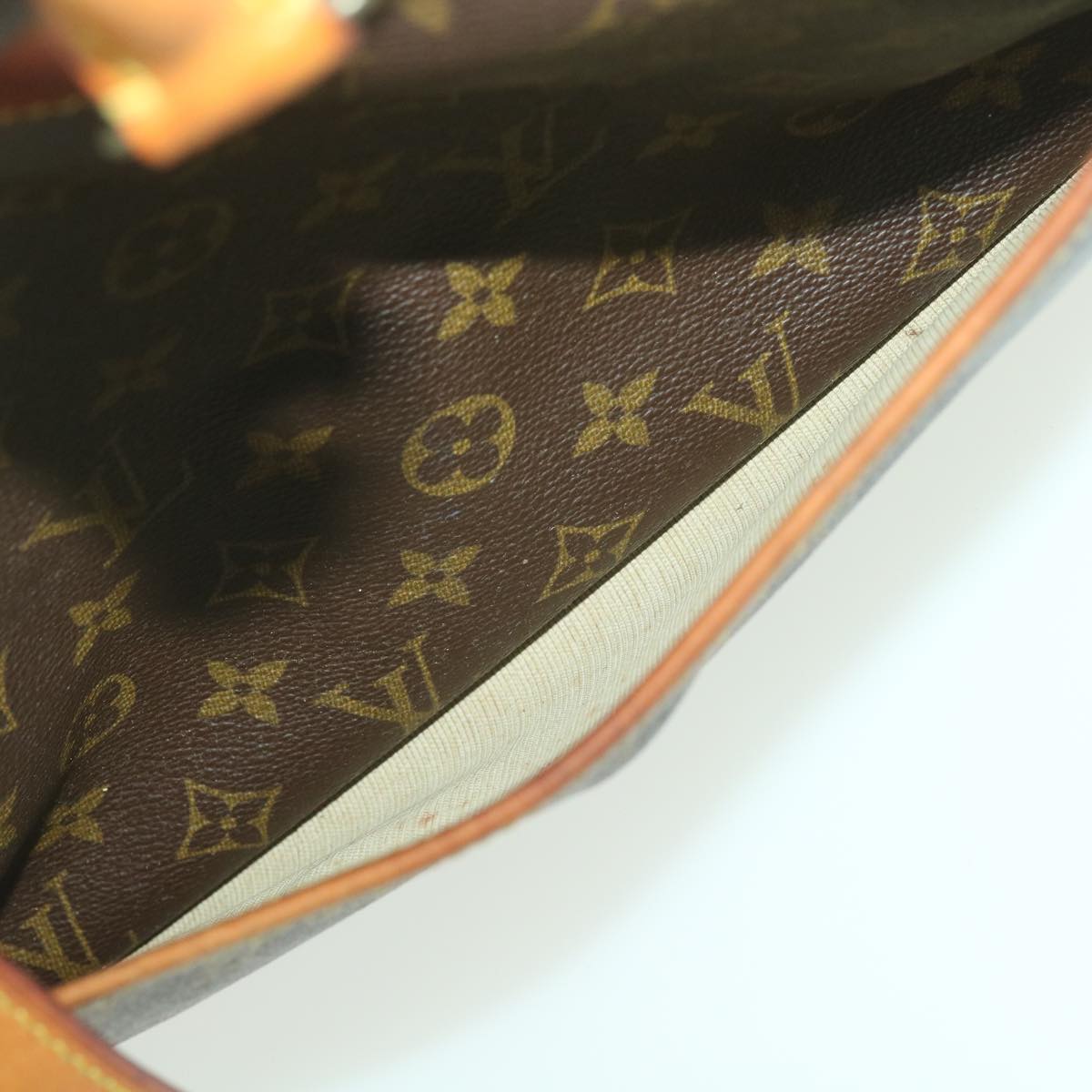 LOUIS VUITTON Monogram Deauville Hand Bag M47270 LV Auth 37877