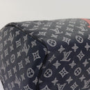 LOUIS VUITTON Monogram Ink Keepall Bandouliere 50 Bag Navy M43684 LV Auth 37879SM-15