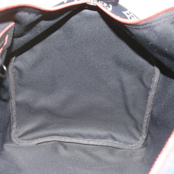 LOUIS VUITTON Monogram Ink Keepall Bandouliere 50 Bag Navy M43684 LV Auth 37879A