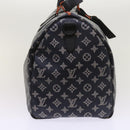 LOUIS VUITTON Monogram Ink Keepall Bandouliere 50 Bag Navy M43684 LV Auth 37879SM-4