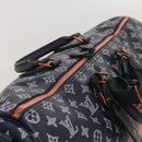 LOUIS VUITTON Monogram Ink Keepall Bandouliere 50 Bag Navy M43684 LV Auth 37879SM-6