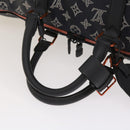 LOUIS VUITTON Monogram Ink Keepall Bandouliere 50 Bag Navy M43684 LV Auth 37879SM-7