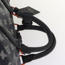 LOUIS VUITTON Monogram Ink Keepall Bandouliere 50 Bag Navy M43684 LV Auth 37879SM-14