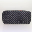 LOUIS VUITTON Monogram Ink Keepall Bandouliere 50 Bag Navy M43684 LV Auth 37879SM-5
