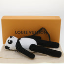 LOUIS VUITTON LV Friend Panda Bear Shoulder Bag cotton Black White M57414 37880SM-12