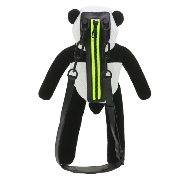 LOUIS VUITTON LV Friend Panda Bear Shoulder Bag cotton Black White M57414 37880S