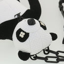 LOUIS VUITTON LV Friend Panda Bear Shoulder Bag cotton Black White M57414 37880SM-6