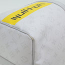 LOUIS VUITTON Monogram Keepall Bandouliere 50 Boston Bag White M44643 LV 37882S-15