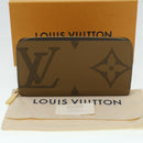 LOUIS VUITTON Monogram Giant Reverse Zippy Long Wallet M69353 LV Auth 38075M-12