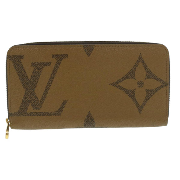 LOUIS VUITTON Monogram Giant Reverse Zippy Long Wallet M69353 LV Auth 38075M