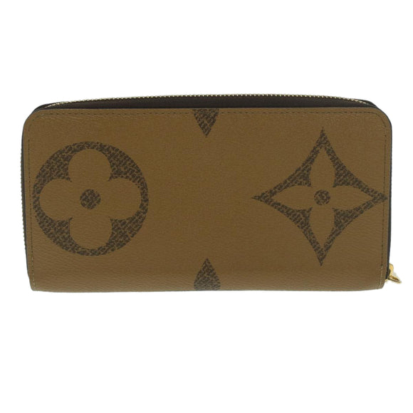 LOUIS VUITTON Monogram Giant Reverse Zippy Long Wallet M69353 LV Auth 38075M