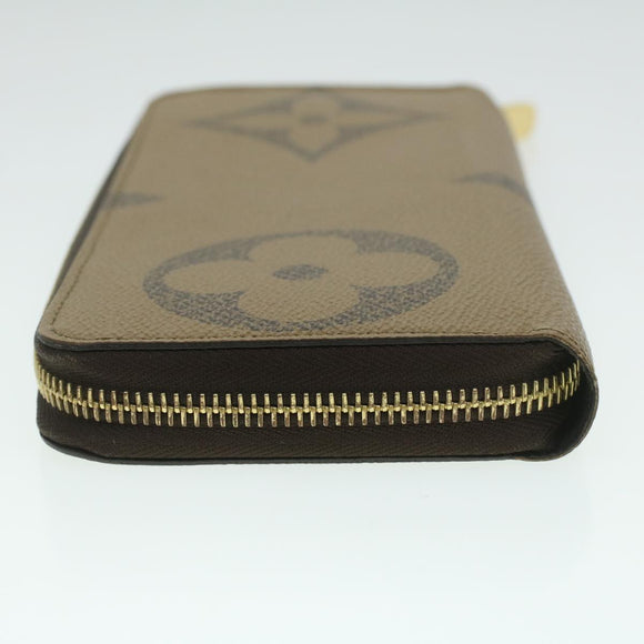 LOUIS VUITTON Monogram Giant Reverse Zippy Long Wallet M69353 LV Auth 38075AM