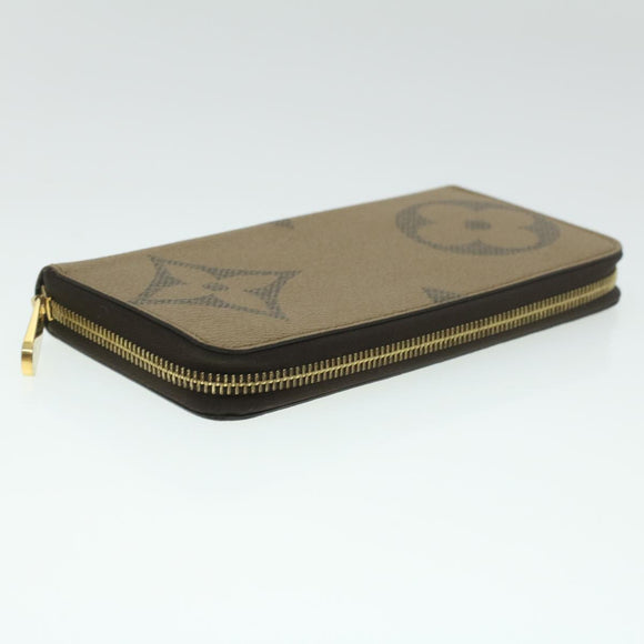 LOUIS VUITTON Monogram Giant Reverse Zippy Long Wallet M69353 LV Auth 38075AM