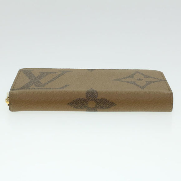 LOUIS VUITTON Monogram Giant Reverse Zippy Long Wallet M69353 LV Auth 38075M