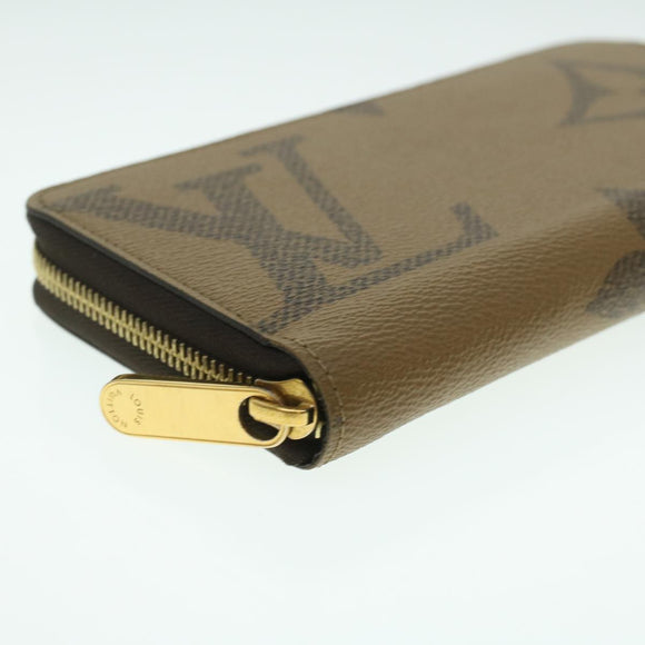 LOUIS VUITTON Monogram Giant Reverse Zippy Long Wallet M69353 LV Auth 38075AM