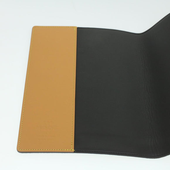 LOUIS VUITTON Stripe NIGO Quverture Carnet Cover Brown Black GI0720 Auth 38082S