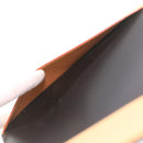 LOUIS VUITTON Stripe NIGO Quverture Carnet Cover Brown Black GI0720 Auth 38082SM-11