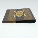 LOUIS VUITTON Stripe NIGO Quverture Carnet Cover Brown Black GI0720 Auth 38082SM-4