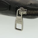 LOUIS VUITTON Damier Infini Atoll Travel Case Black N41380 LV Auth 38142-8