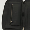 LOUIS VUITTON Damier Infini Atoll Travel Case Black N41380 LV Auth 38142-19