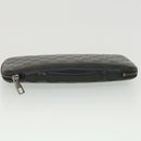 LOUIS VUITTON Damier Infini Atoll Travel Case Black N41380 LV Auth 38142-6