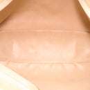 CHANEL Chain Shoulder Bag Lamb Skin Beige CC Auth 38451-11