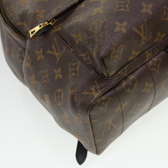 LOUIS VUITTON Monogram Palm Springs MM Backpack M44874 LV Auth 38537