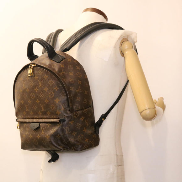 LOUIS VUITTON Monogram Palm Springs MM Backpack M44874 LV Auth 38537