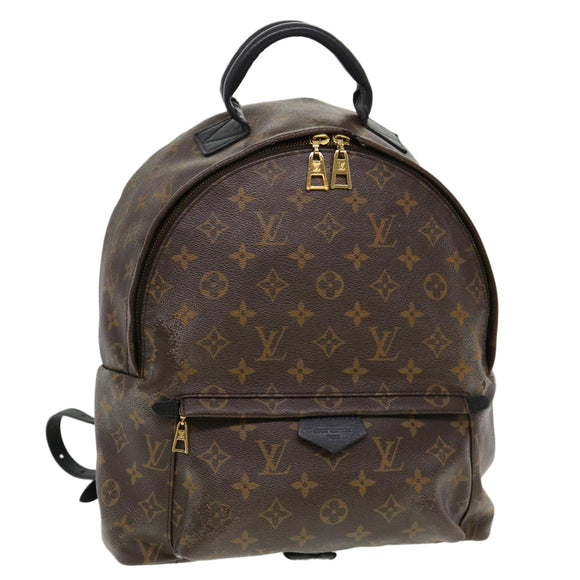LOUIS VUITTON Monogram Palm Springs MM Backpack M44874 LV Auth 38537