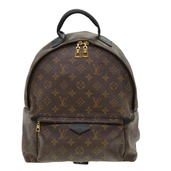 LOUIS VUITTON Monogram Palm Springs MM Backpack M44874 LV Auth 38537