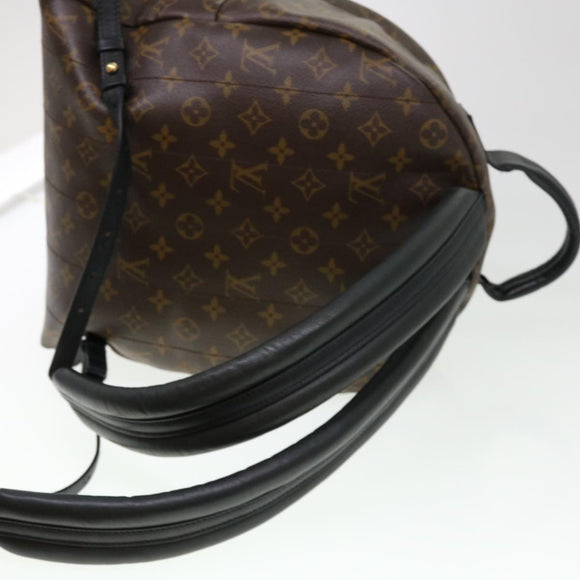 LOUIS VUITTON Monogram Palm Springs MM Backpack M44874 LV Auth 38537