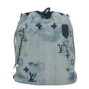LOUIS VUITTON Monogram Watercolor Sakmaran GM Bag Blue M57838 LV Auth 38553A-13