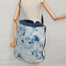 LOUIS VUITTON Monogram Watercolor Sakmaran GM Bag Blue M57838 LV Auth 38553A-25