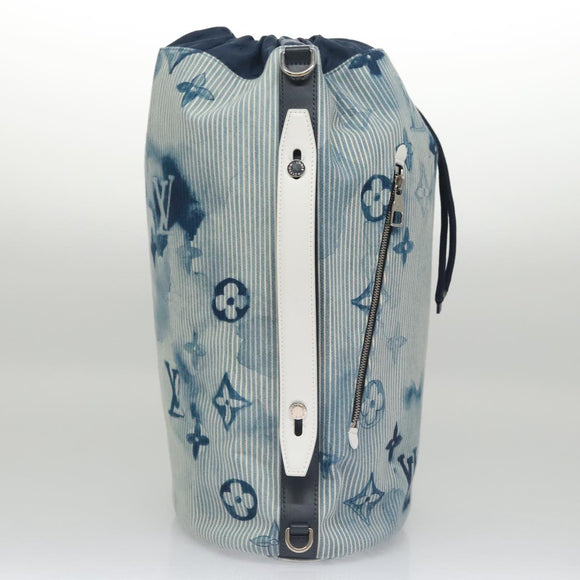 LOUIS VUITTON Monogram Watercolor Sakmaran GM Bag Blue M57838 LV Auth 38553A