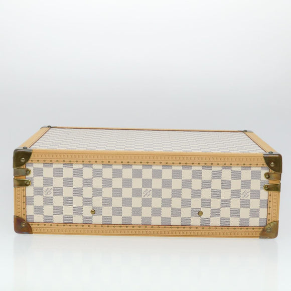 LOUIS VUITTON Damier Azur Cotteville 45 Trunk SPO LV Auth 38808SM