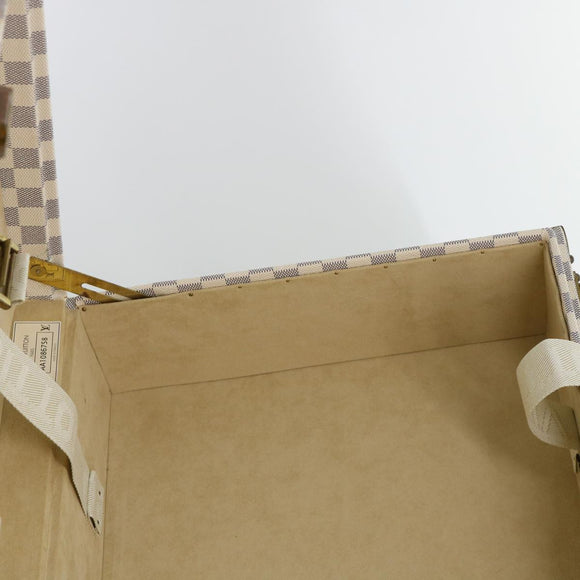 LOUIS VUITTON Damier Azur Cotteville 45 Trunk SPO LV Auth 38808SM