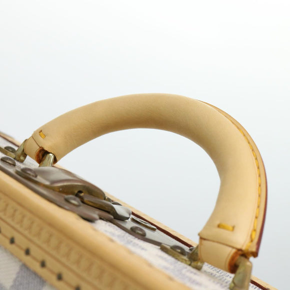 LOUIS VUITTON Damier Azur Cotteville 45 Trunk SPO LV Auth 38808SM